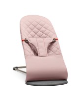 Little Pea BabyBjorn Bouncer Bliss-dusty-pink-cotton-classic-quilt1